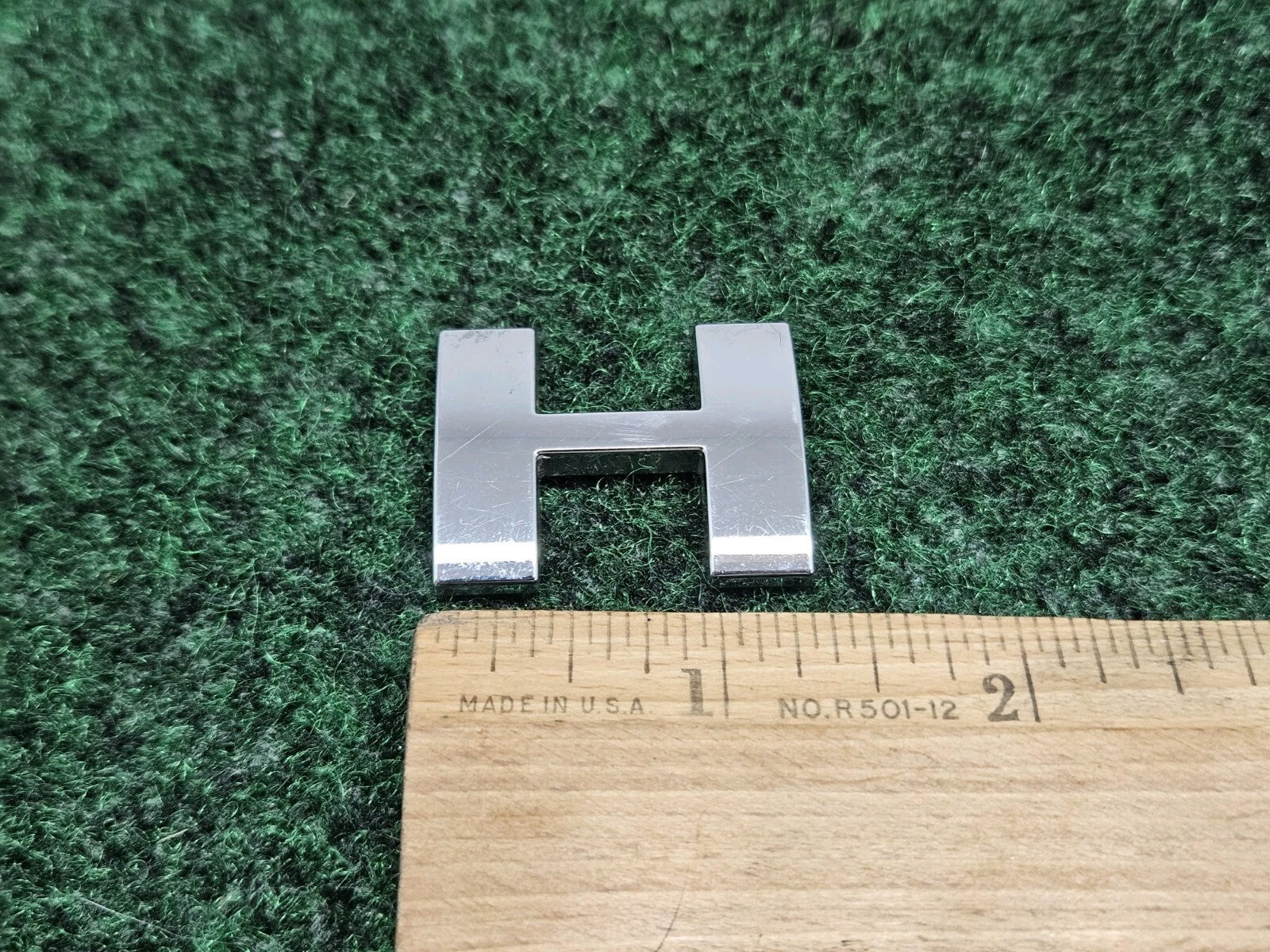 OEM "H" 3D Chrome Individual Letter Lettering Emblem Badge Logo Nameplate H 7S9