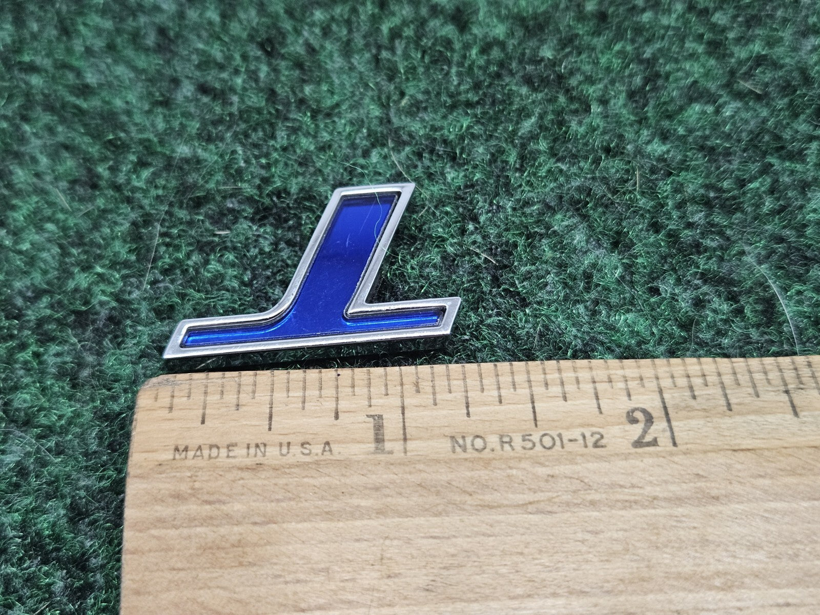 OEM "T" Chrome Blue Individual Letter Lettering Emblem Badge Logo Nameplate 7S7