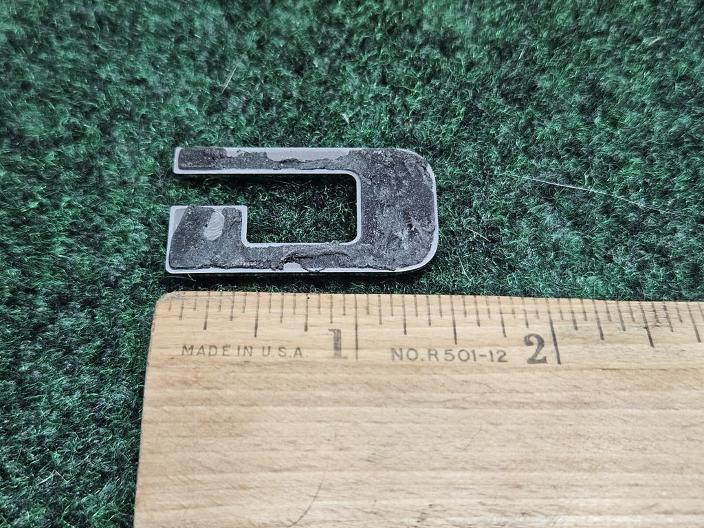 OEM "G" Chrome Individual Letter Lettering Emblem Badge Logo Nameplate 3D 7S7