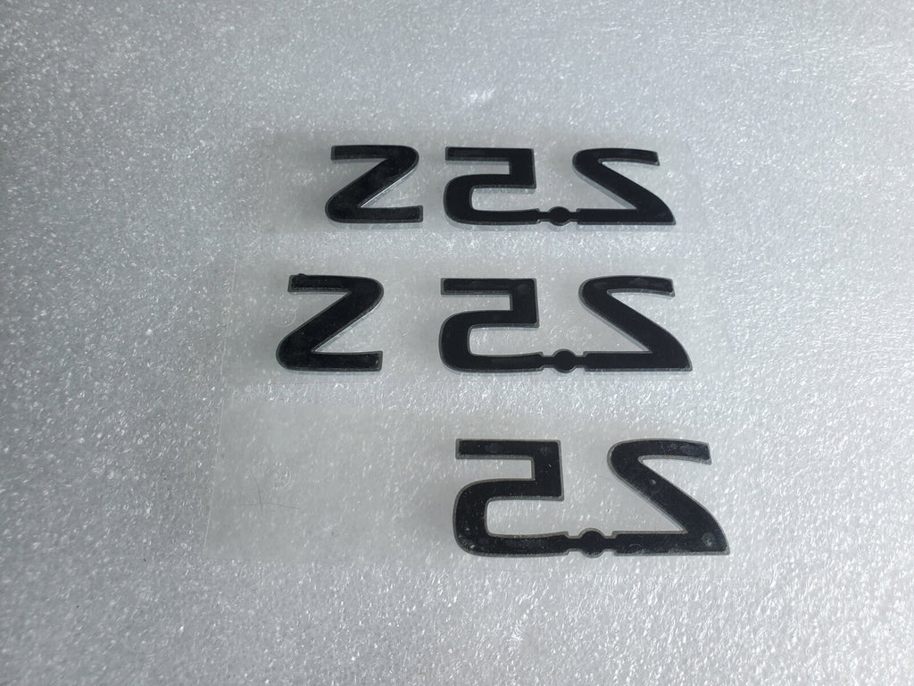 NISSAN 2.5 S REAR CHROME EMBLEM LOGO SYMBOL BADGE OEM 2L4