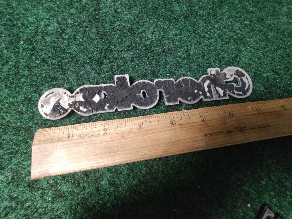 Jeep OEM Cherokee Metal 7.25" Vintage Emblem Badge Logo Nameplate Name Plate 4L4