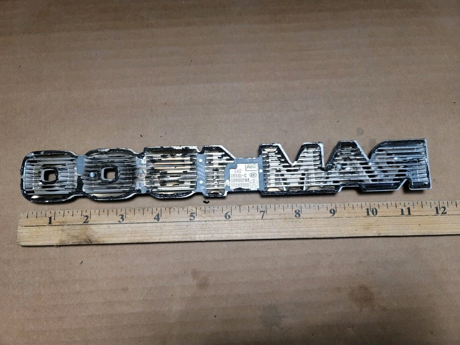 1998 1999 2000 2003 Dodge Ram 1500 Door Emblem Nameplate Decal 55295310 OEM 7S4