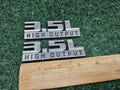 (2) Dodge Charger Magnum 3.5L HIGH OUTPUT Nameplate Emblem 04806330AA GL4