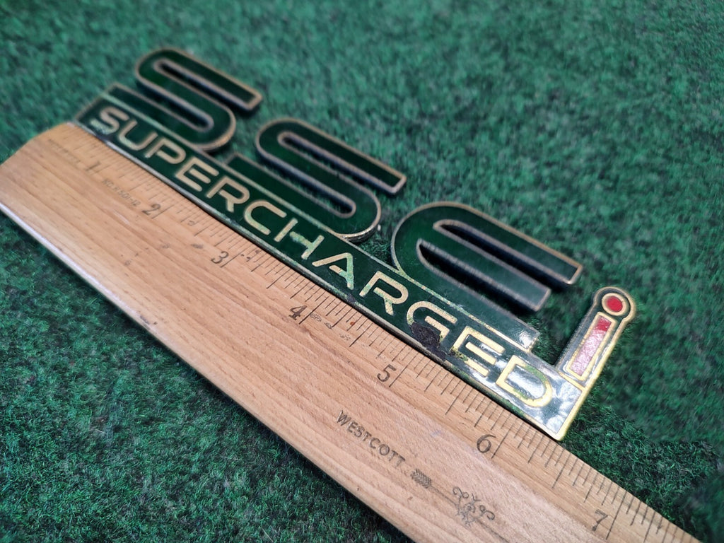 Pontiac SSEi Supercharged Green Metal Emblem Badge Logo Nameplate Name Plate 5S1