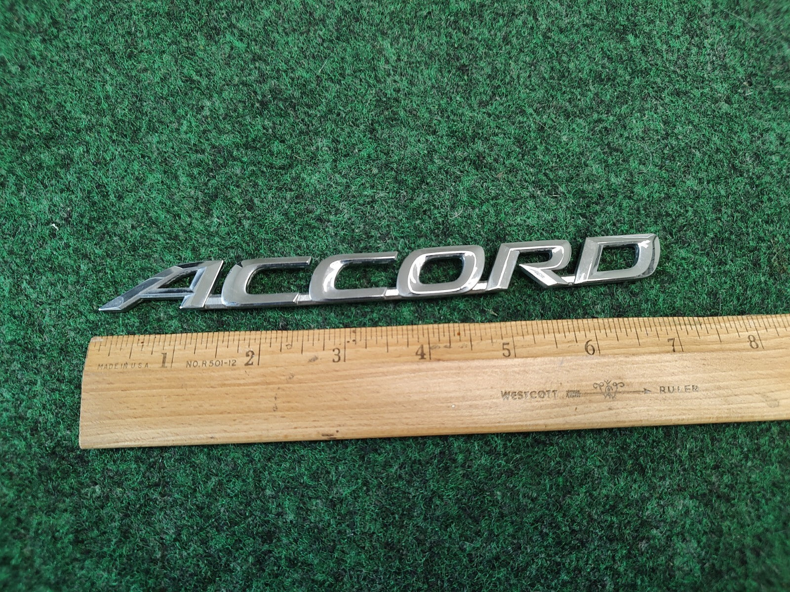 98 99 00 01 02 03 04 05 06 07 HONDA ACCORD REAR GATE EMBLEM BADGE SYMBOL OEM 4S7