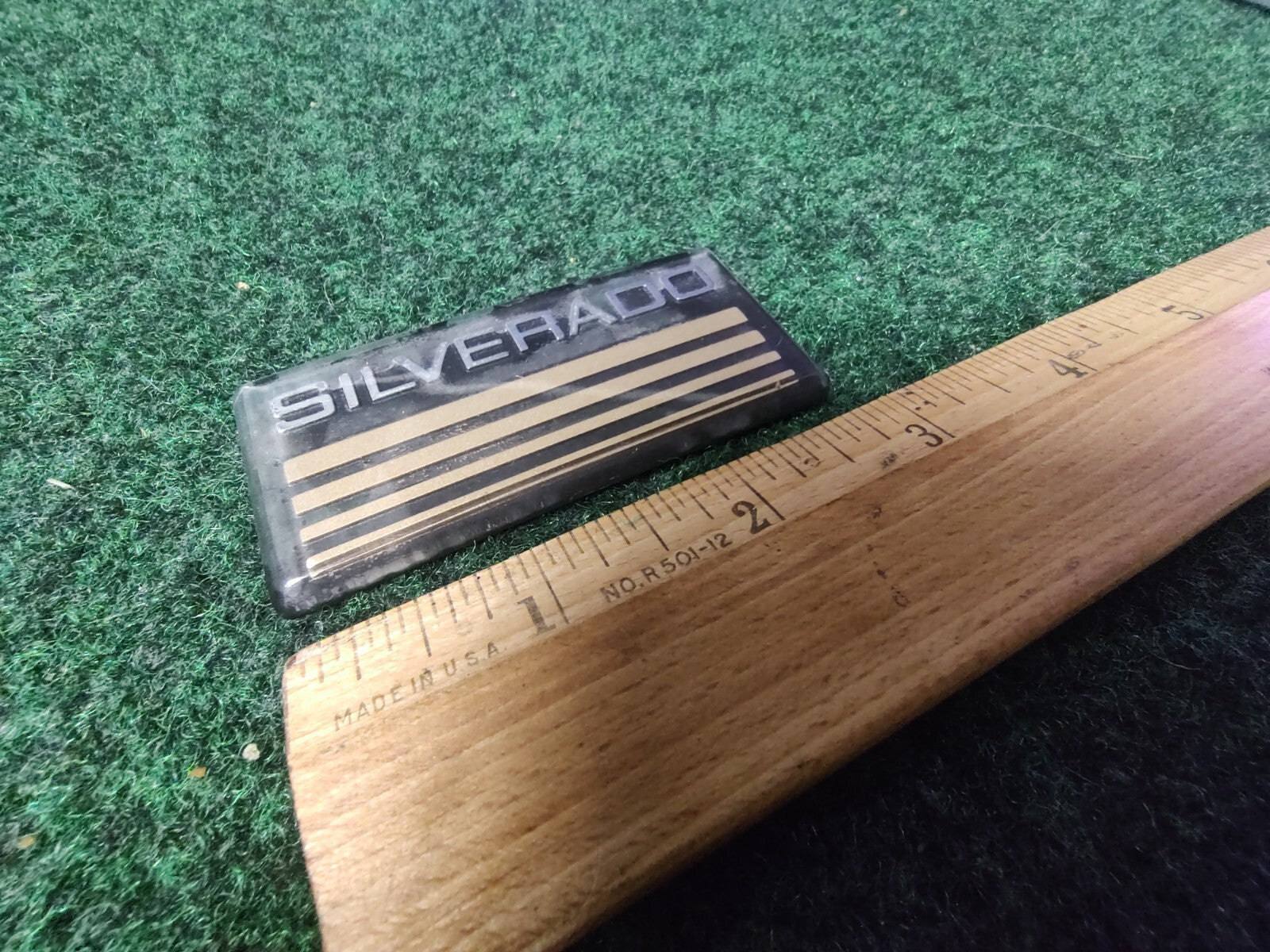 1990s SILVERADO Plastic Roof Panel Emblem OEM NAME PLATE 6S4