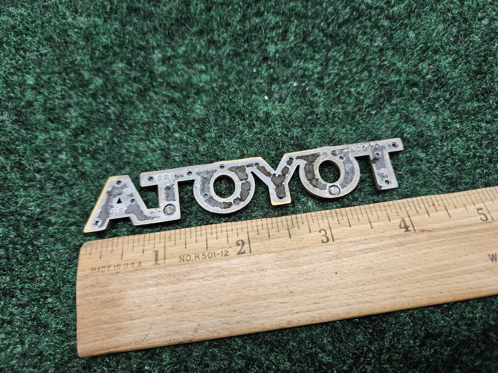 Toyota Avalon Rear Trunk Lid Emblem Name Plate 4.25'' Gold OEM 75447AC020 GL2