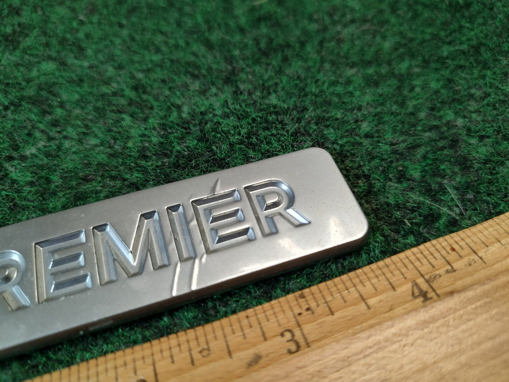 Mercury Premier Plastic 3.75 Emblem Badge Logo Nameplate Name Plate OEM 4S7
