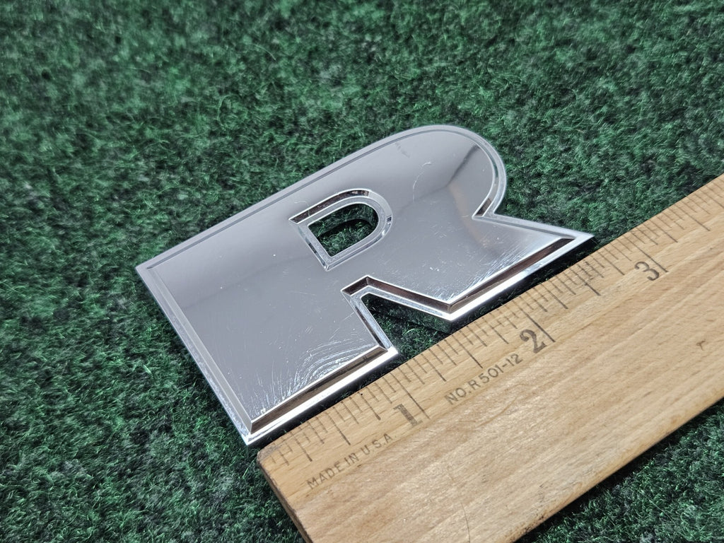 OEM "R" Chrome Dodge Individual Letter Lettering Emblem Badge Logo Nameplate 2S6