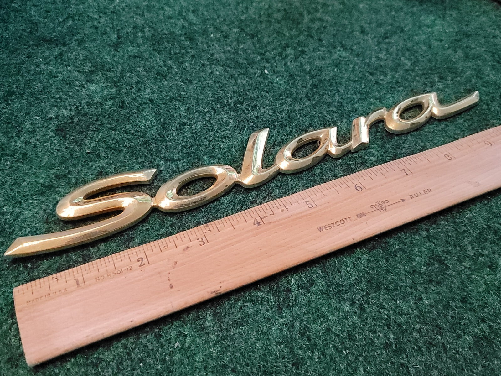 1999-2003 Toyota Solara Rear Trunk Nameplate Badge Emblem Gold 75442-06030 1M1