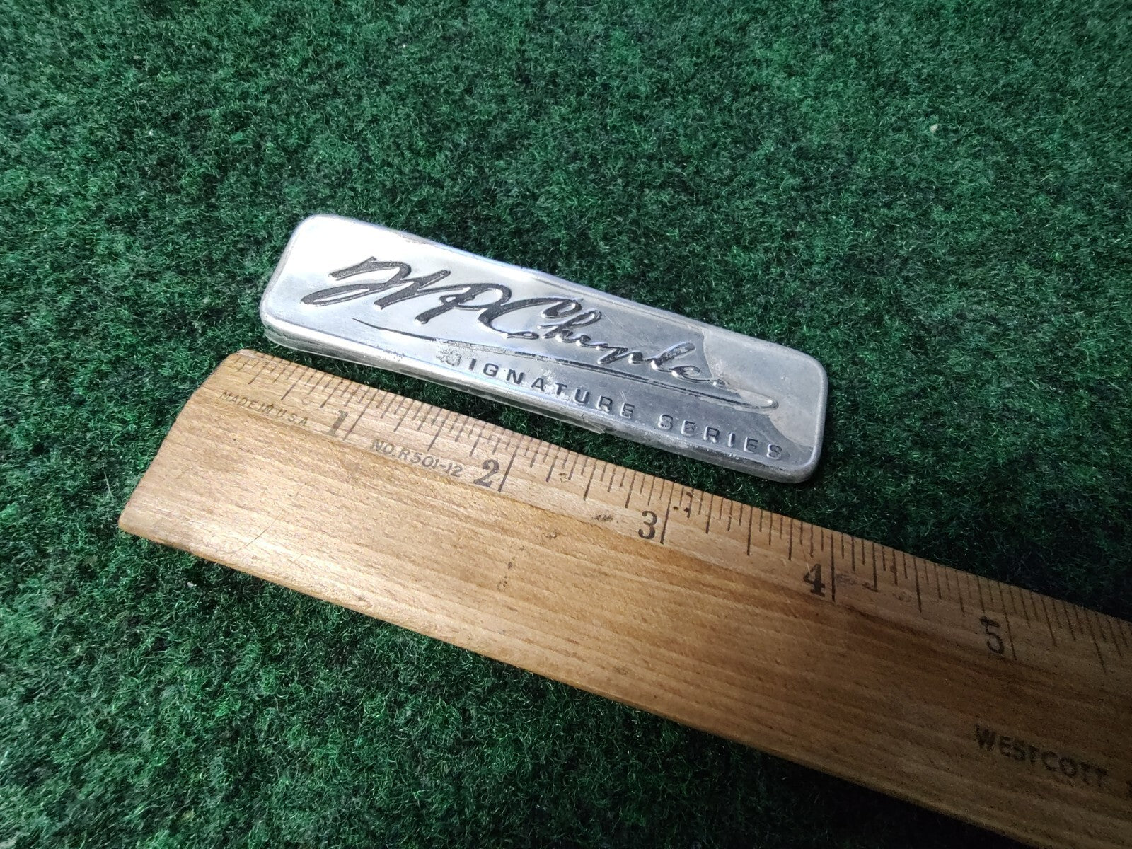 CHRYSLER WP SIGNATURE SERIES REAR GATE EMBLEM LOGO BADGE SYMBOL USED OEM 3S6