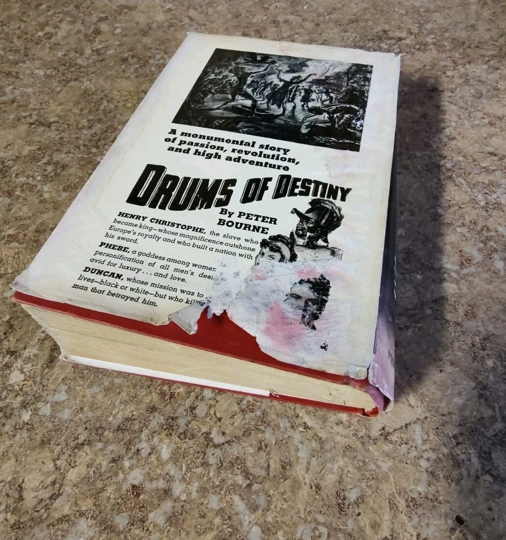 Drums Of Destiny A Novel By Peter Bourne 1947 HCDJ B12
