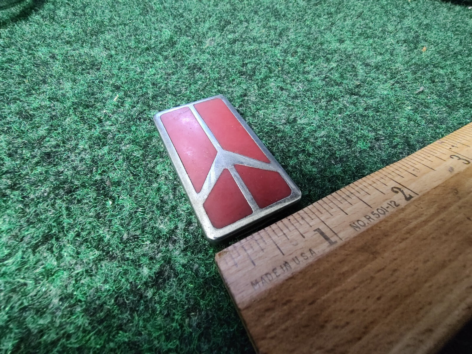 Oldsmobile OEM Vintage Emblem Badge Logo Nameplate Name Plate Insignia 4S4