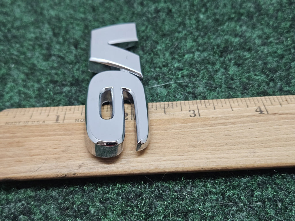 OEM V-6 V6 Chrome Plastic Emblem Badge Logo Nameplate Name Plate 7S7