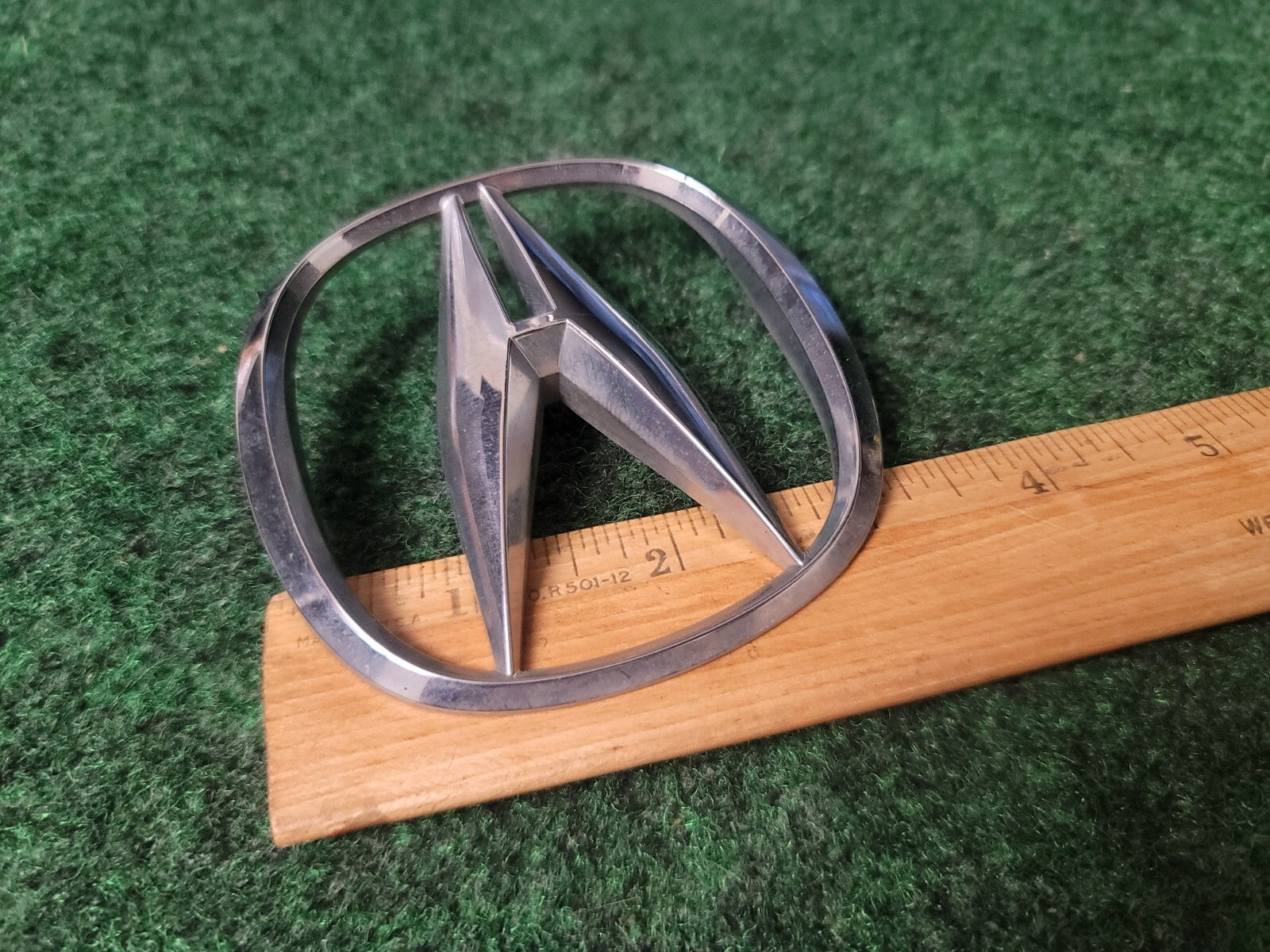 04 05 06 07 08 Acura TL Emblem Symbol Badge Trunk Lid Rear Chrome OEM 3S9