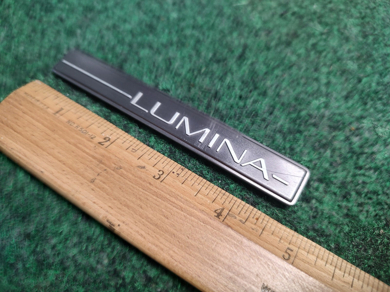 Chevy OEM Lumina Gray 4 5/8" Emblem Badge Logo Nameplate Name Plate 10094486 1L4