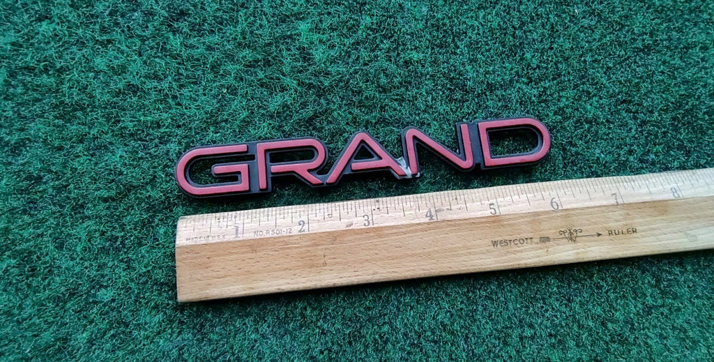 Pontiac 1992-1995 Grand Emblem Badge Logo Nameplate Name Plate 5S3