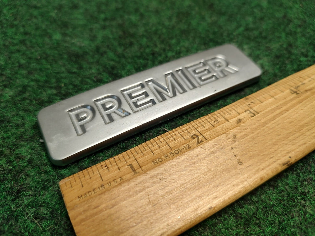 Mercury Premier Plastic 3.75 Emblem Badge Logo Nameplate Name Plate OEM 3S3