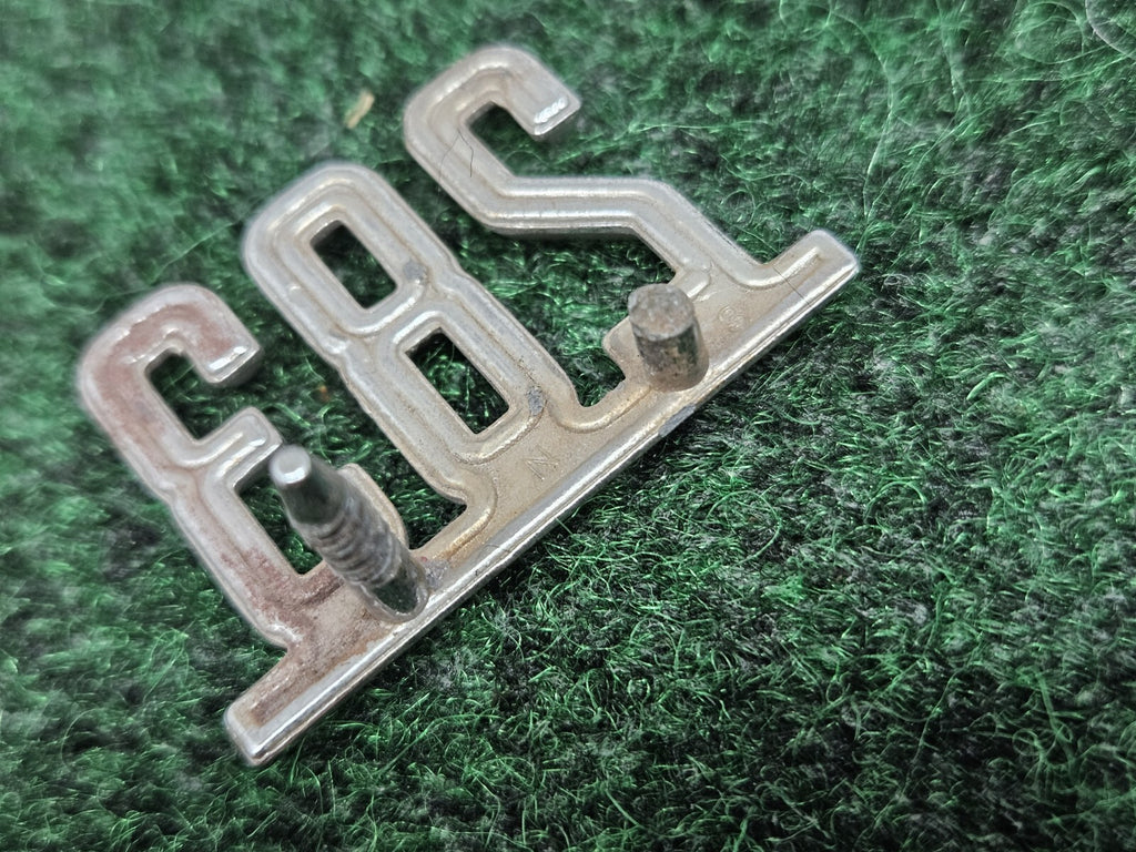 Vintage 1964-66 Chevy Impala Nova Chevelle Camaro "283" Emblem Metal 3863852 7S9