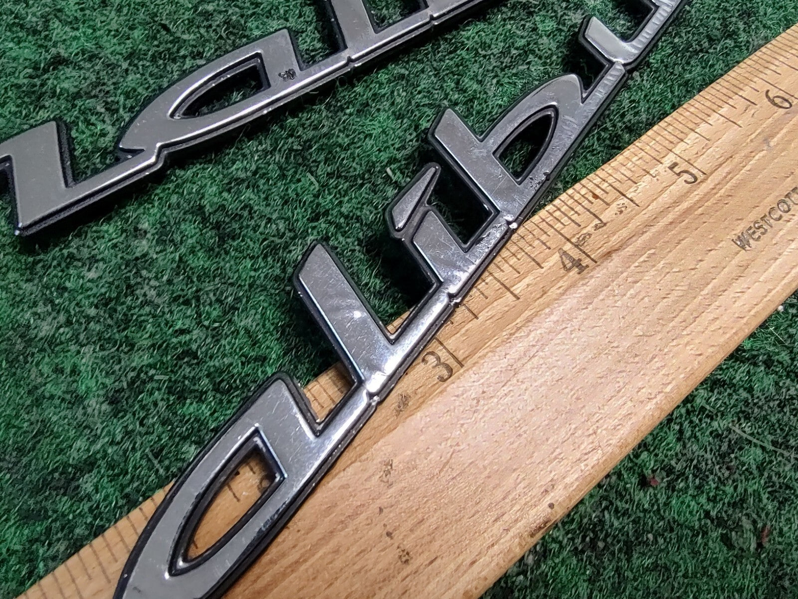 (2) Chevy MALIBU Rear Trunk Lid Emblem 1997 - 2003 OEM 22638462 4S4