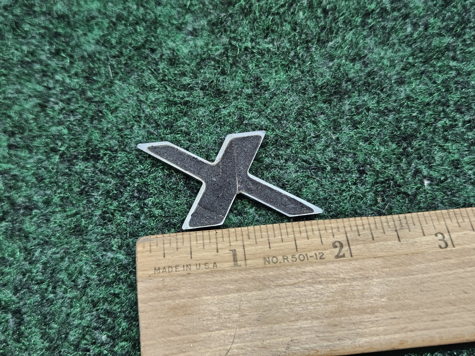 OEM "X" 3D Chrome Individual Letter Lettering Emblem Badge Logo Nameplate X 2S2