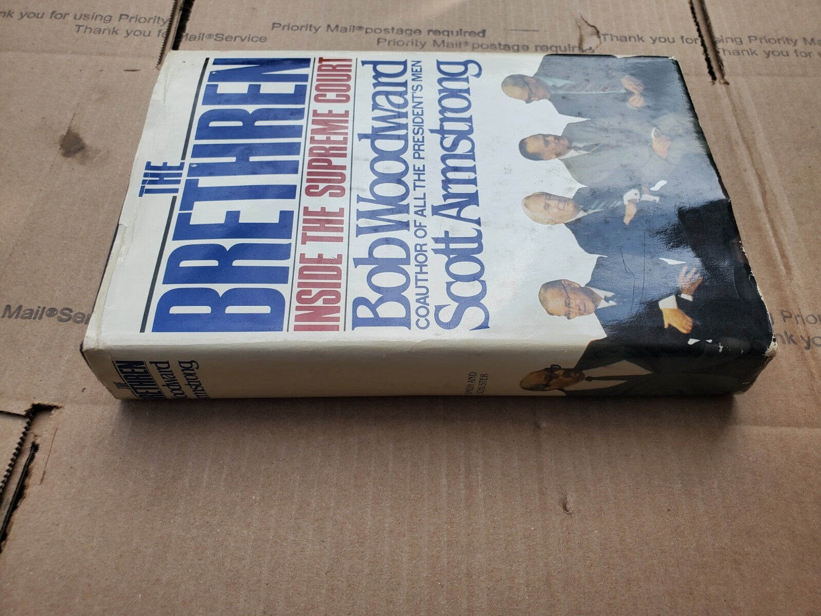1st Edition The Brethren: Inside the Supreme Court Hardcover By Bob Woodward B7