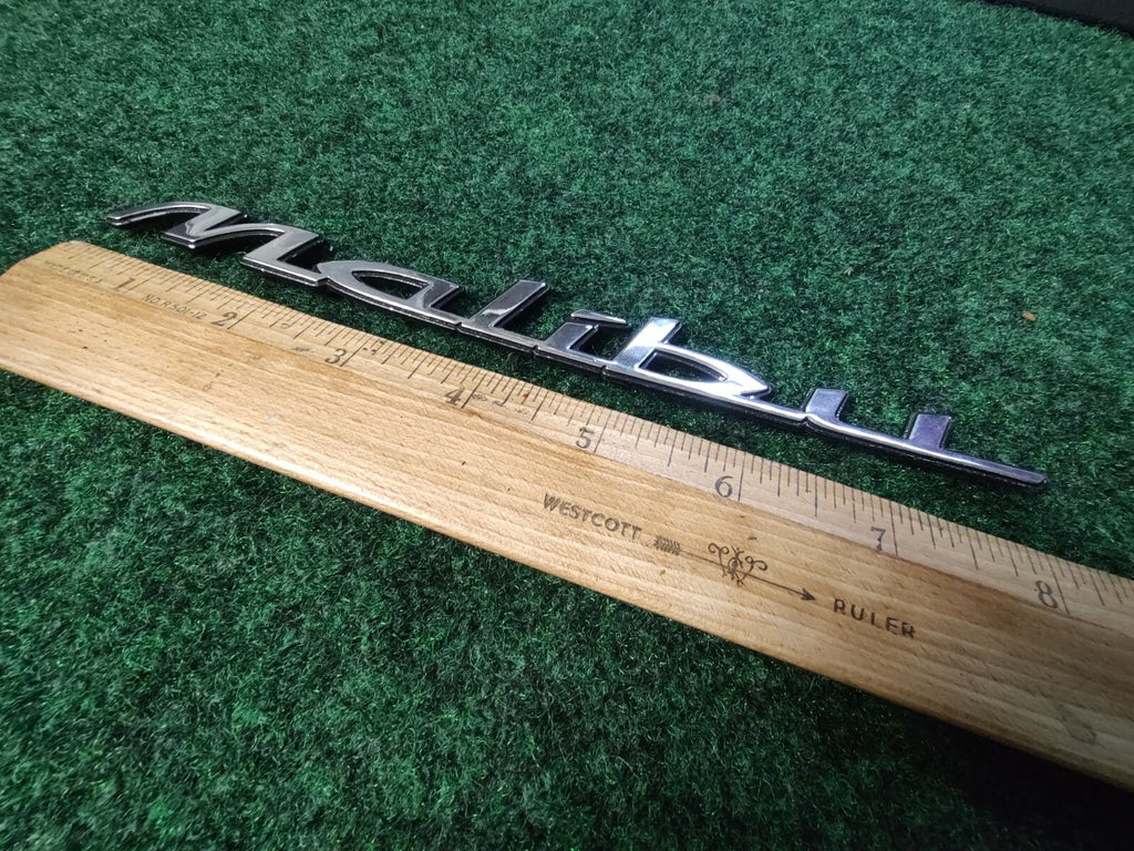 1997-2003 Chevy Malibu Chrome Rear Emblem Badge Logo Nameplate Name Plate 6S1