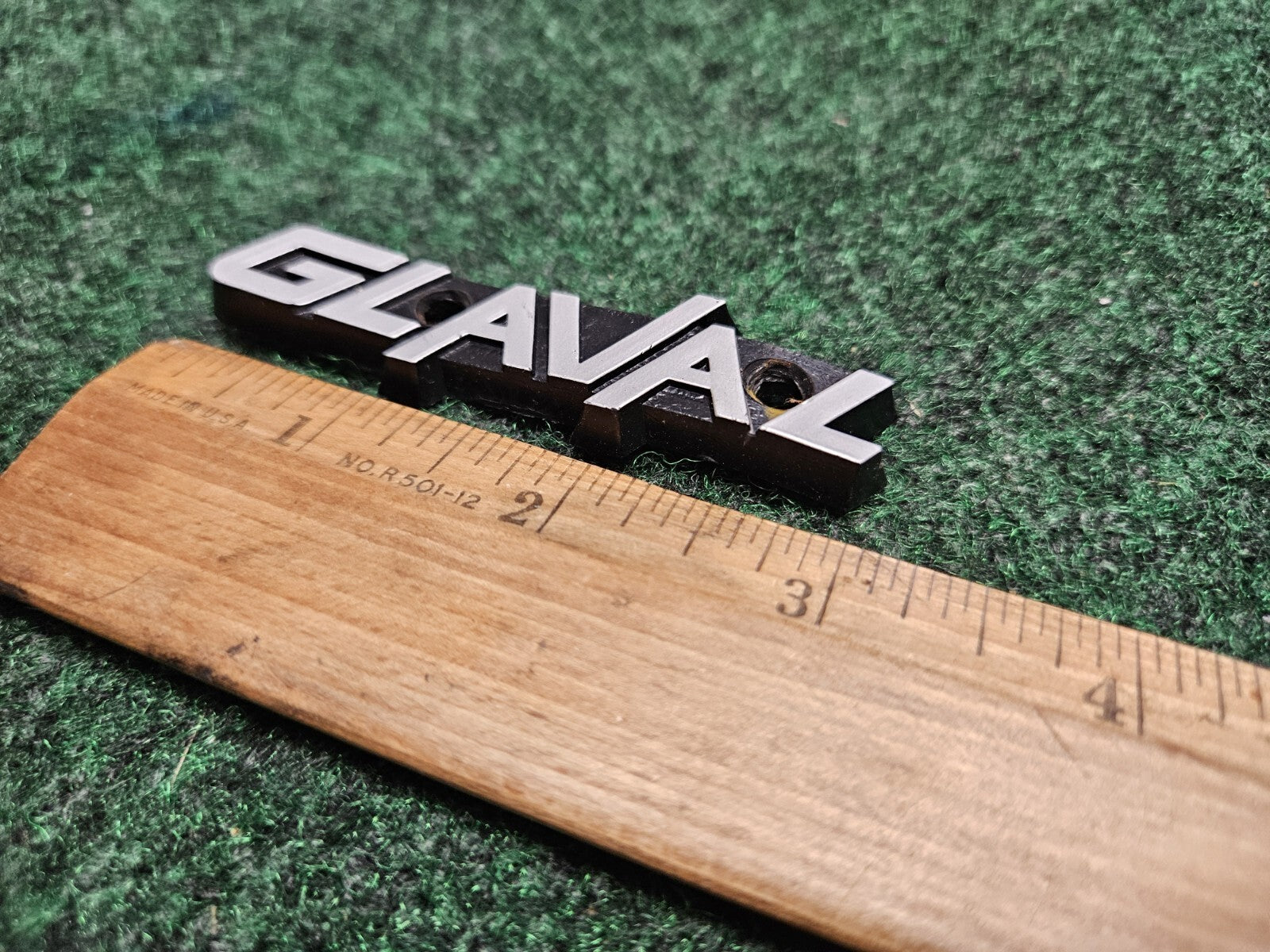 Glaval Armrest Emblem Name Plate Badge Logo OEM Genuine 5M8