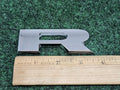 OEM "R" Chrome Individual Letter Lettering Emblem Badge Logo Nameplate 7S8
