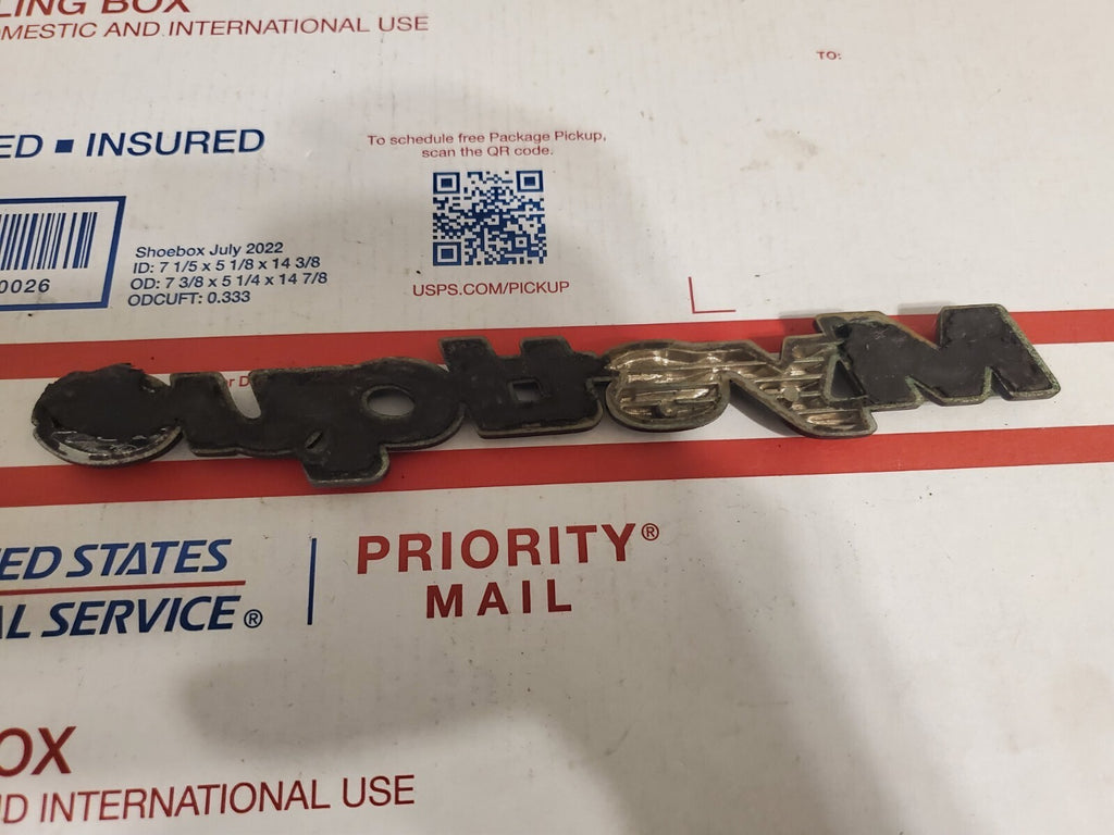 95 96 97 98 99 00 MERCURY MYSTIQUE REAR EMBLEM LOGO BADGE SIGN SYMBOL OEM 4L9