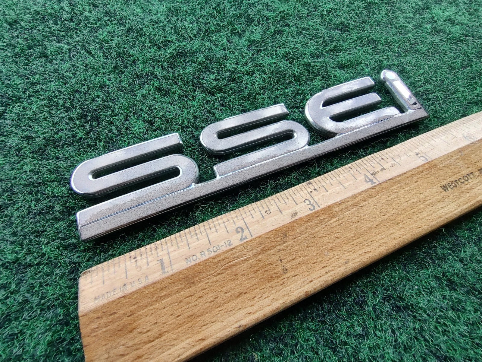 Pontiac SSEi Supercharged Beige Metal Emblem Badge Logo Nameplate Name Plate 5S2