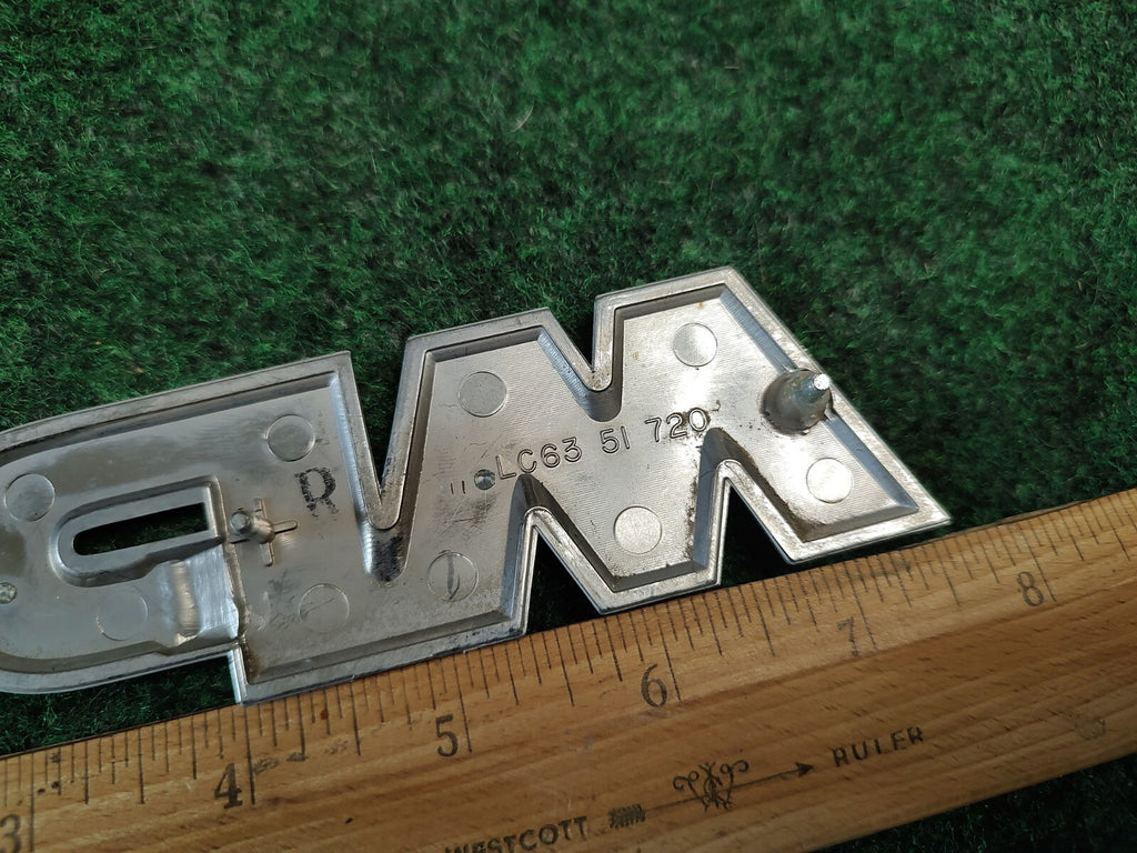 2000-2006 Mazda 'MPV' Rear Trunk Liftgate Chrome Emblem OEM LC63-51-720 4S7