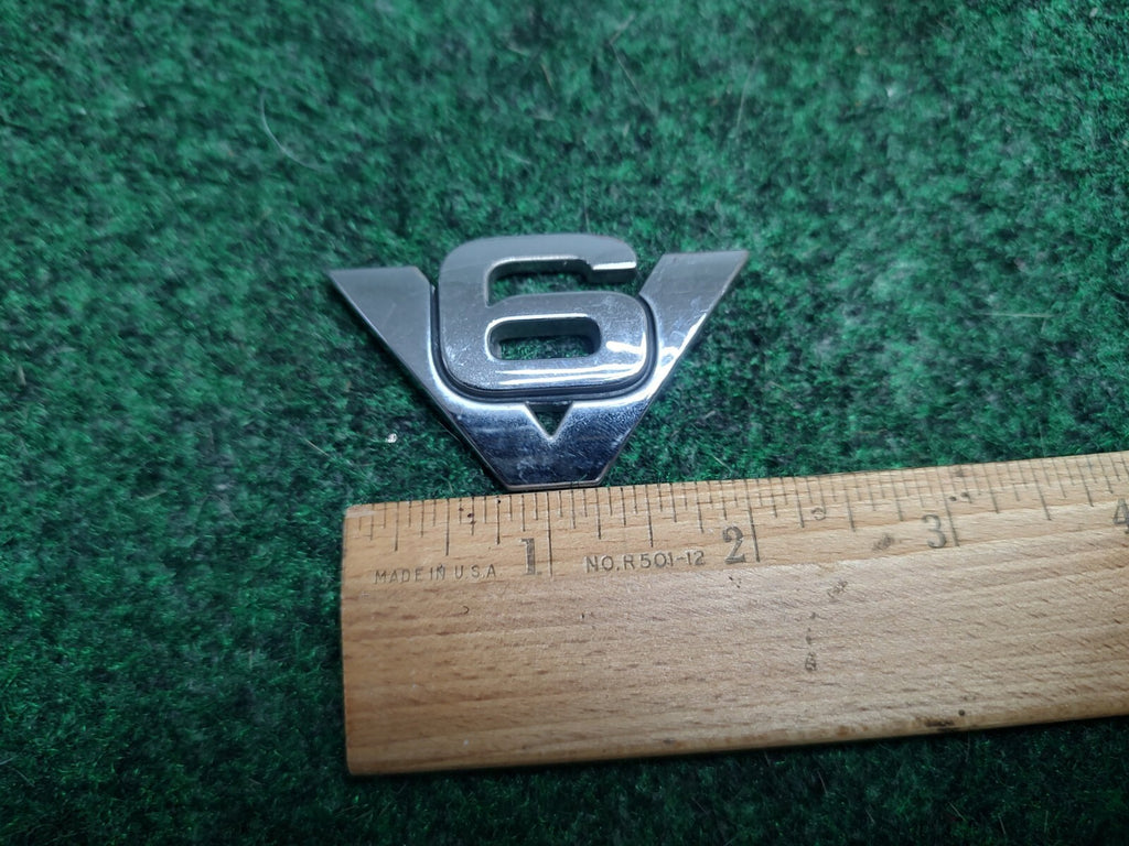 2001-2007 Ford Escape V6 Front Side Fender Emblem Chrome OEM YL8416C144AB 3S3