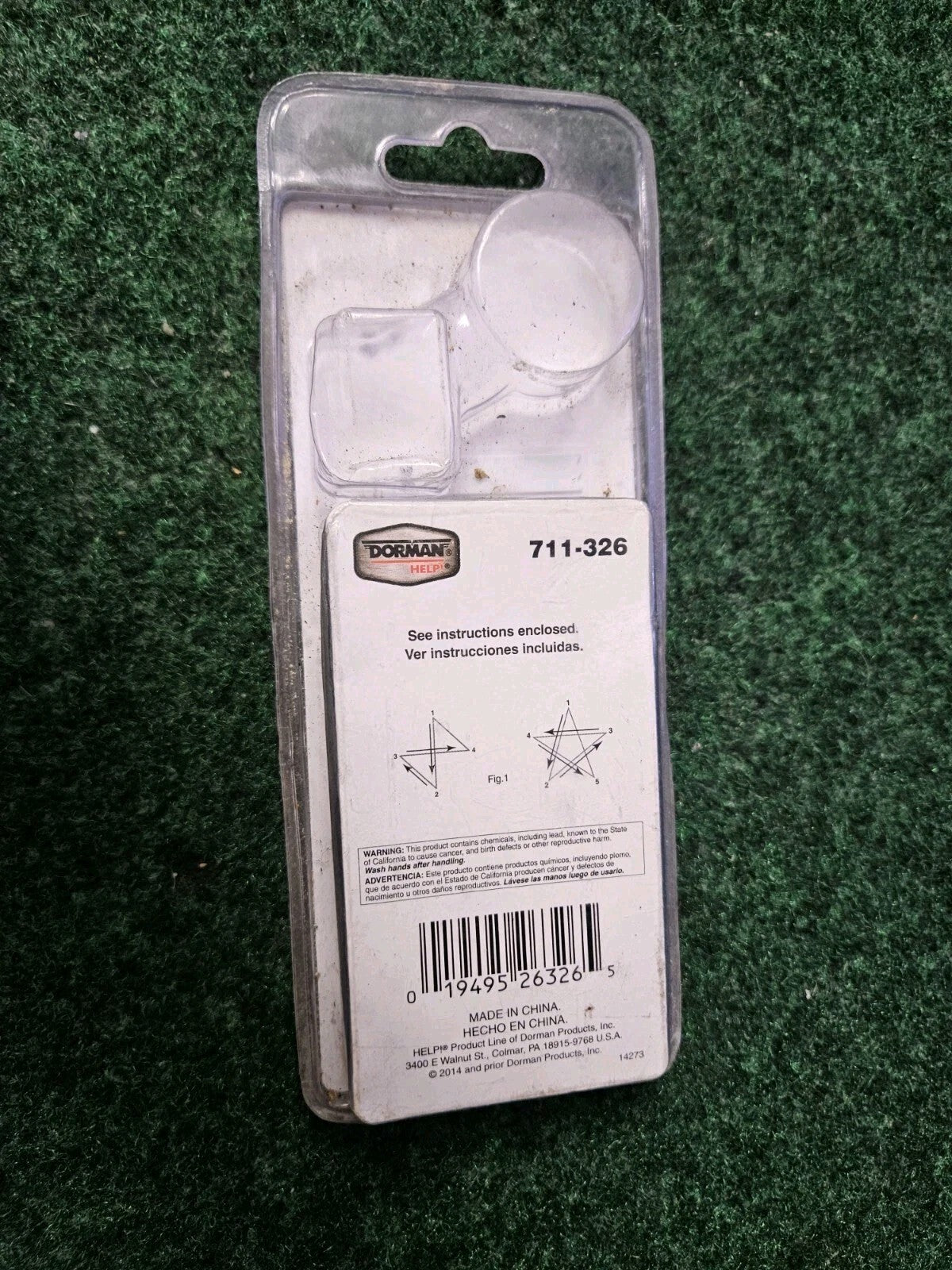 Dorman    711 326    Wheel Nut Lock Chrome Bulge Lock Set M12 4M6