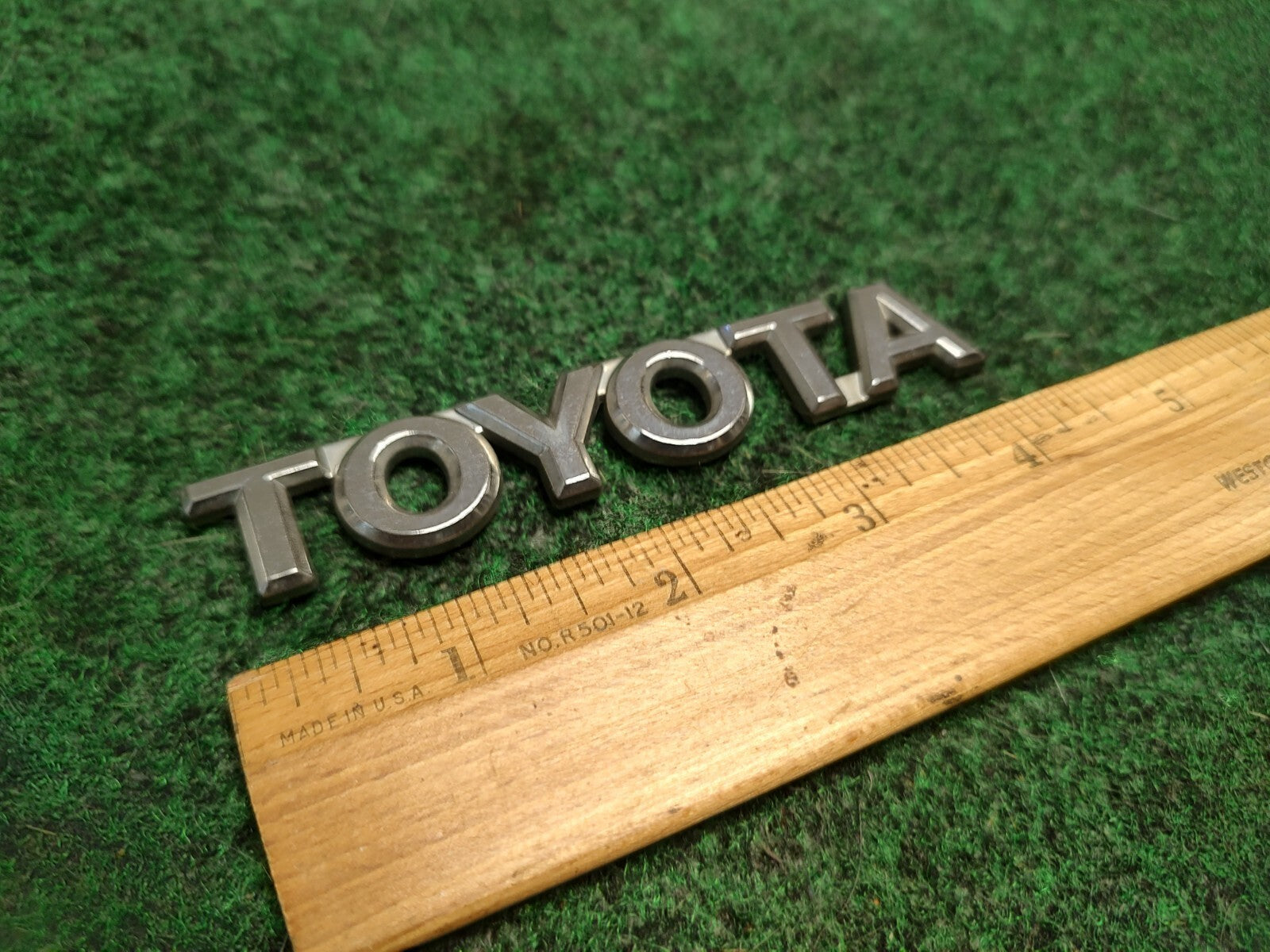 Toyota 1993-1997 Corolla Chrome Rear Trunk Emblem Badge Logo Nameplate 12650 3S6