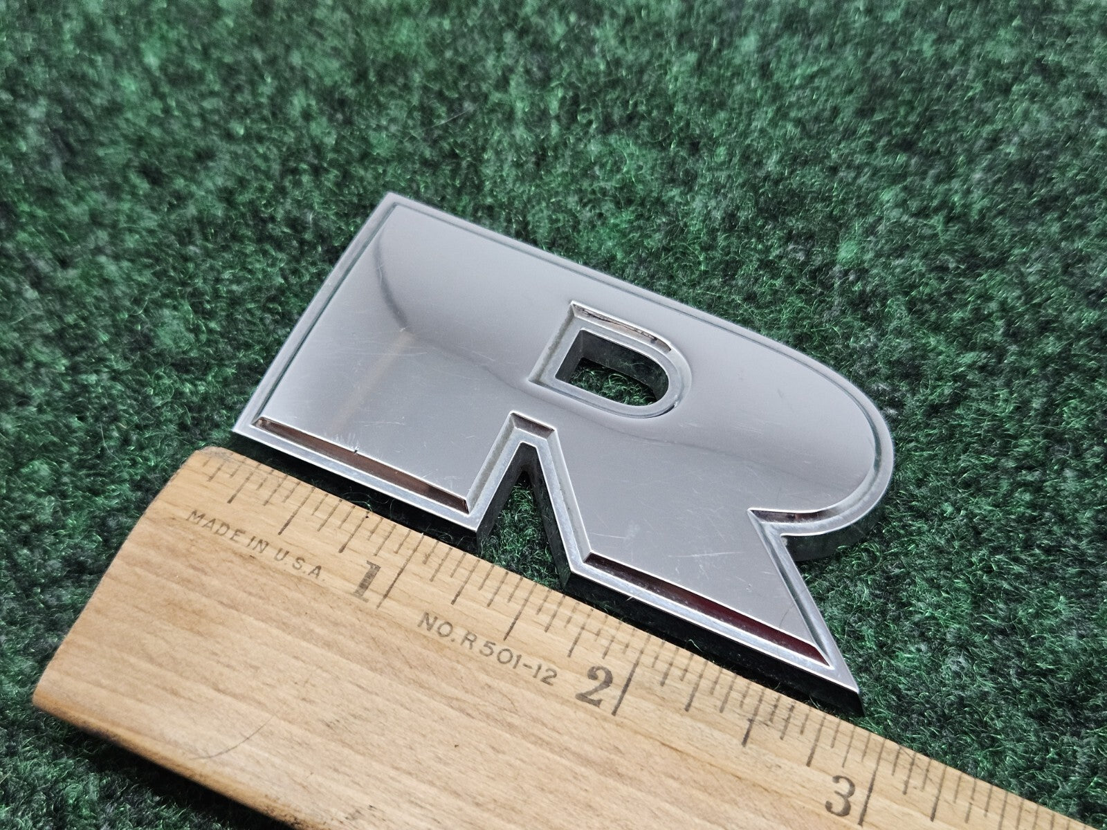 For 2009-2018 Dodge Ram Door Chrome Emblem "R" OEM EMBLEM Letter Nameplate 7S6