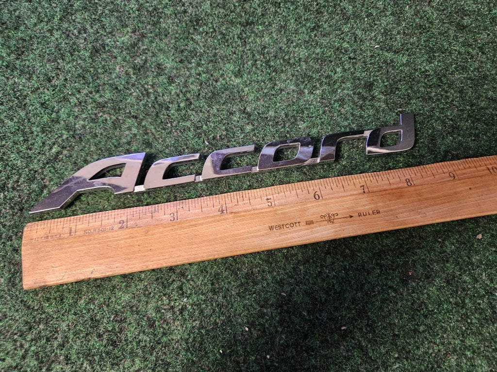 HONDA ACCORD REAR EMBLEM LOGO BADGE SYMBOL CHROME OEM Nameplate LETTERS 5M2