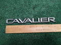 Chevy OEM Cavalier Chrome Black  Emblem Badge Logo Nameplate Name Plate 1S2