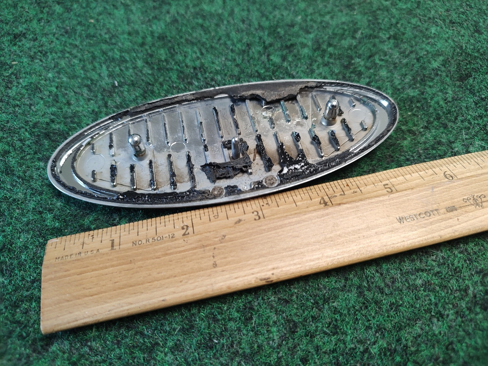 Ford OEM Blue Chrome Oval 5.75" Emblem Badge Logo Nameplate F85B-15402A16-AA 2S8