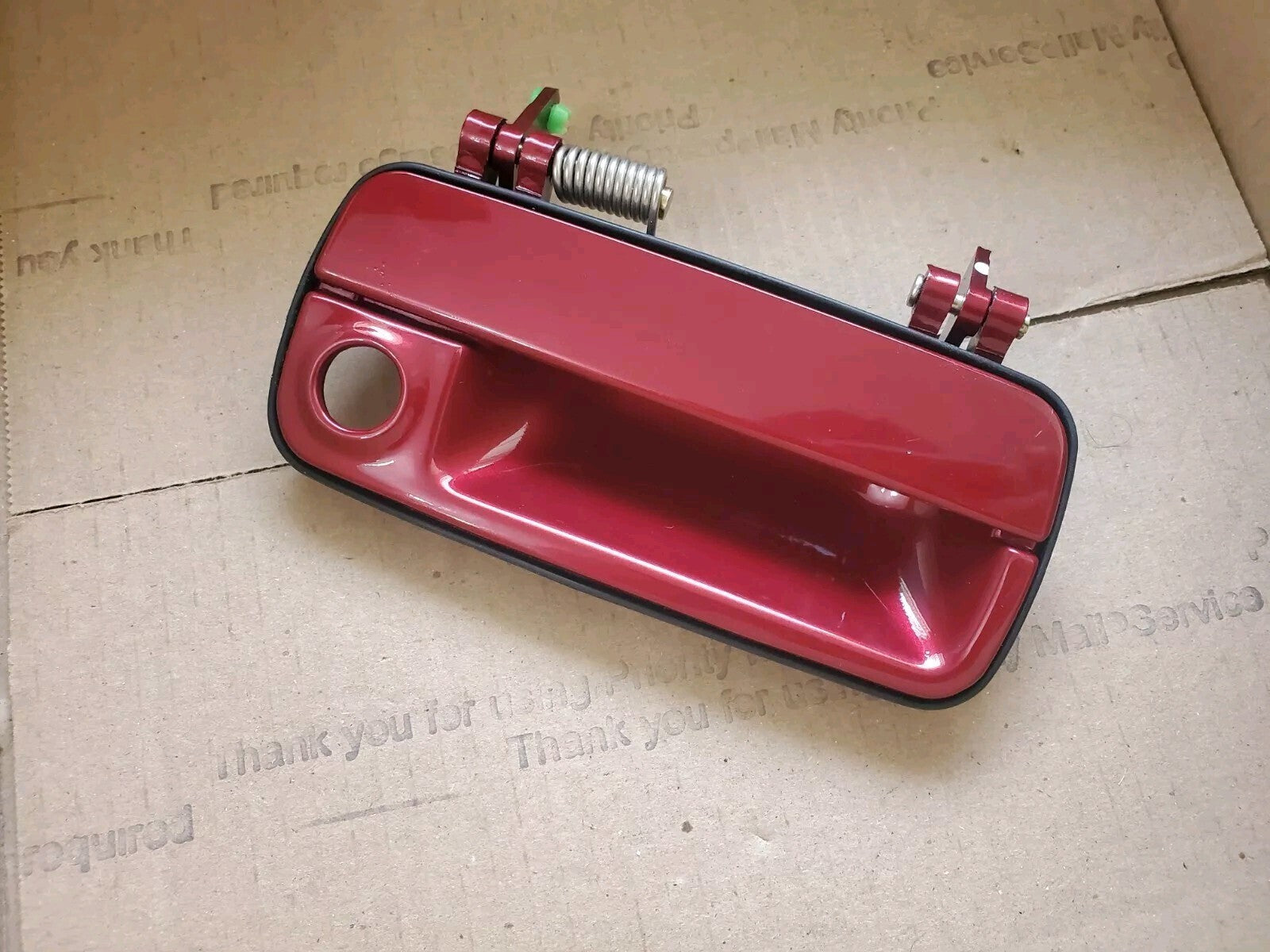 GM 92-98 Right Passenger Exterior Door Handle Red Garnet 16628184