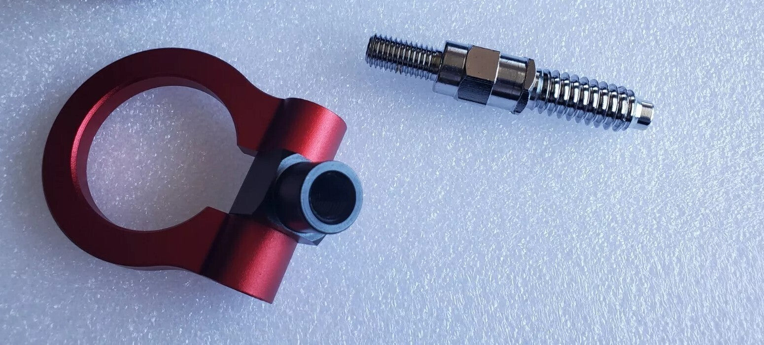 Racing Aluminum Tow Hook Kit For MINI COOPER S R50 R52 R53 R55 R56 Clubman