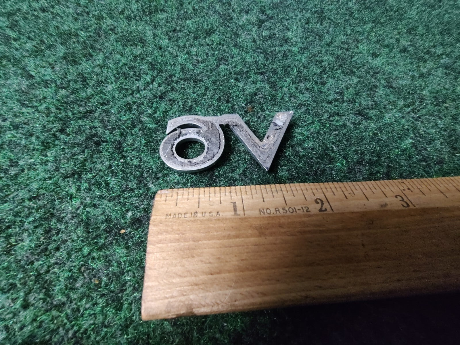 1992 - 1996 Toyota Camry V6 Emblem Logo Letters Badge Trunk Rear Chrome OEM 5S4