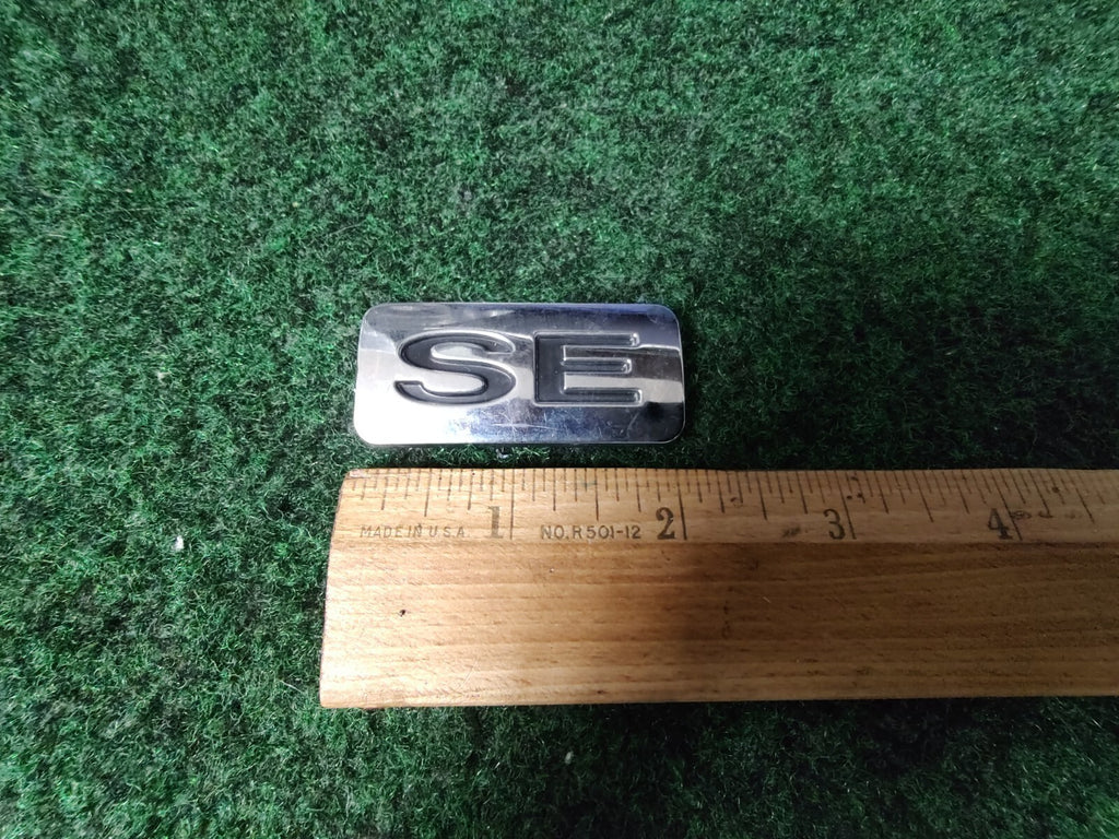 Ford SE Chrome & Black Plastic 2" Emblem Badge Logo Nameplate Name Plate OEM 6S6