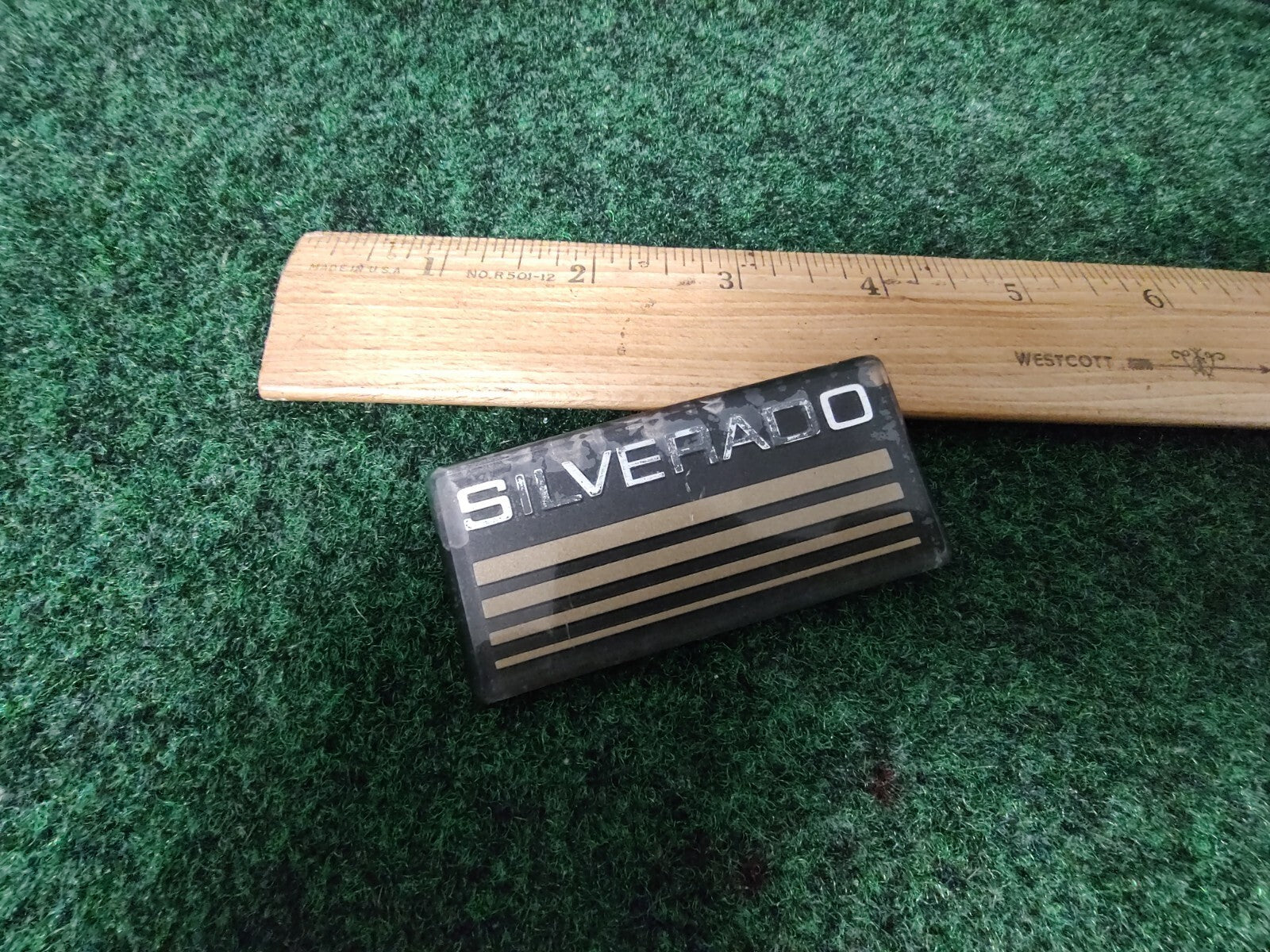 1990s SILVERADO Plastic Roof Panel Emblem OEM NAME PLATE 8L9