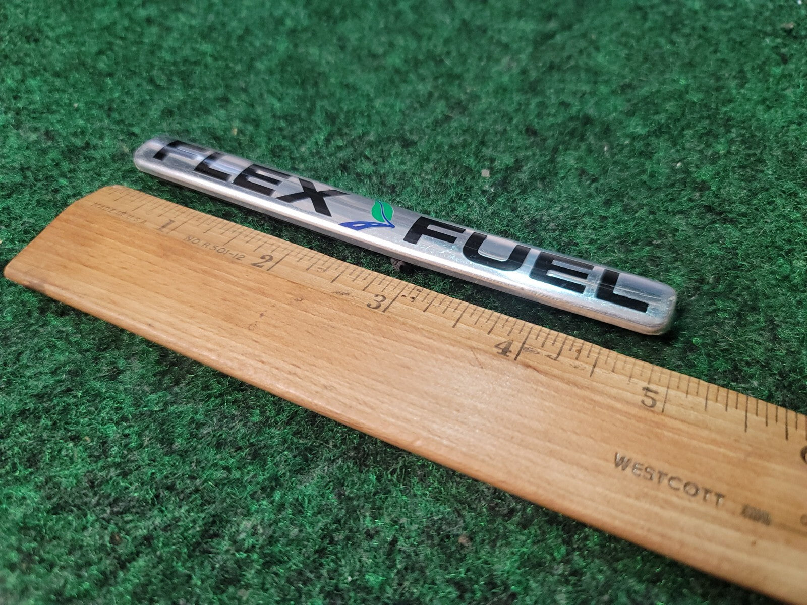 Ford OEM 2012-2016 Focus Flex Fuel Rear Trunk Emblem Badge Logo BE53-43156 6S9