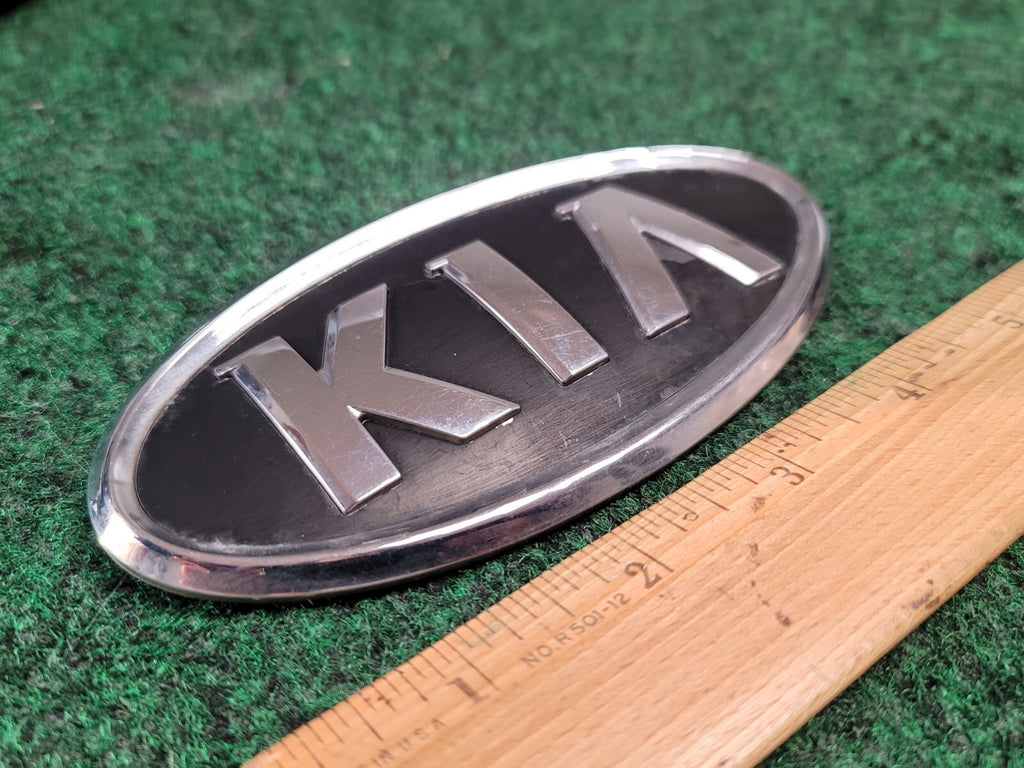 2016 Kia Sportage Front Grille Emblem Black Chrome SYH301-130 OEM 2M6