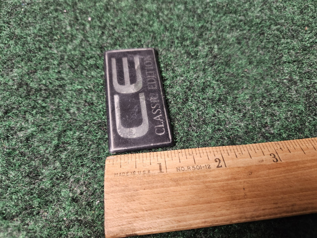CE Classic Edition Black Badge Emblem Logo Rubber OEM 3M3