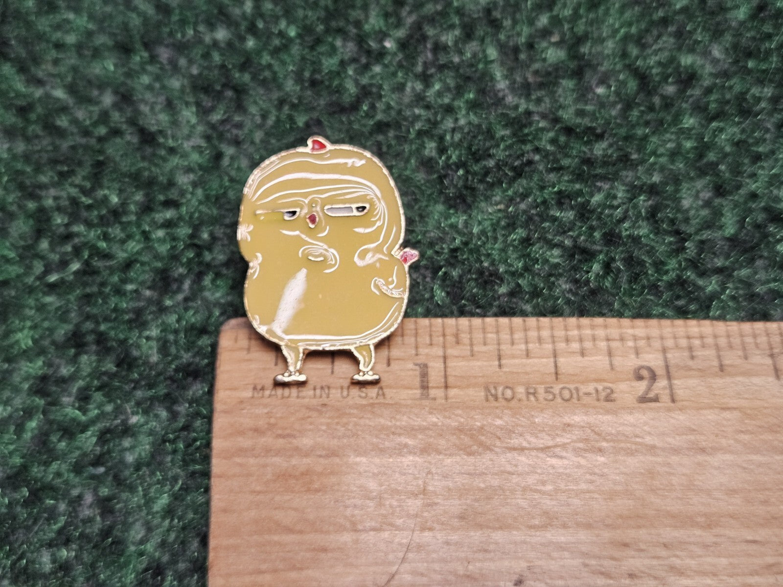 Angry Chicken Lapel Pin