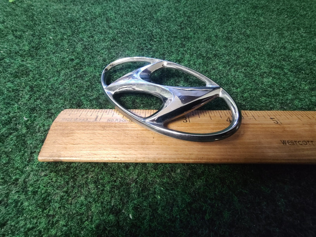 Hyundai Emblem Logo Symbol Badge Chrome OEM Nameplate Name Plate 1S9