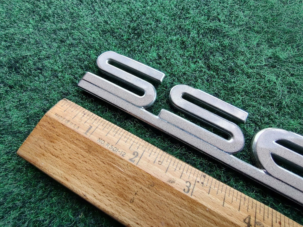 Pontiac SSEi Supercharged Beige Metal Emblem Badge Logo Nameplate Name Plate 5S2